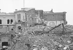 The demolition of the Marine Spa, Torquay. 28th May 1971 The demolition of the Marine Spa, Torquay. 28th May 1971