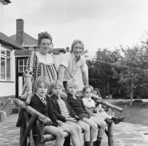 Denis Law, Manchester City football player, pictured at home with family in Bowden Denis Law, Manchester City football player, pictured at home with family in Bowden