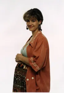 Denise Black who is pregnant with arms around her waist Denise Black , actress Denise Black who is pregnant with arms around her waist Denise Black , actress