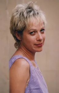Denise Welch during an interview 15 March 1996 circa Denise Welch during an interview 15 March 1996 circa