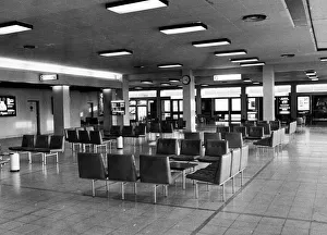 Images Dated 8th February 1972: The departure lounge at Teesside Airport. 8th February 1972