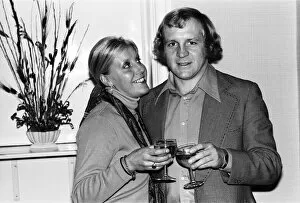 Images Dated 11th August 2014: Derby County footballer Francis Lee with his wife Jean. 2nd October 1975
