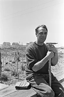 Images Dated 12th May 1989: Derek Jarman, English film director, stage designer, diarist, artist, gardener