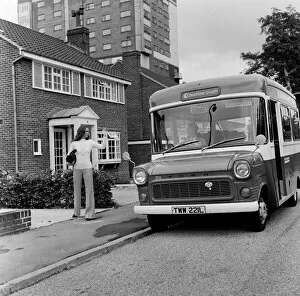 Images Dated 6th September 1974: Dial-a-Bus service in Harrogate, West Yorkshire. 6th September 1974