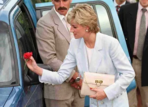 Diana, Princess of Wales on her four day visit to Argentina in her role as goodwill Diana, Princess of Wales on her four day visit to Argentina in her role as goodwill