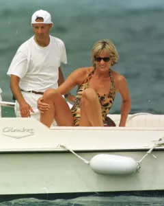 Princess Diana Gallery: Diana, Princess of Wales on holiday in St Tropez in the South of France as the guest of