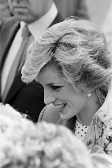 Images Dated 19th April 1985: Diana, Princess of Wales in Milan, Italy. April 1985
