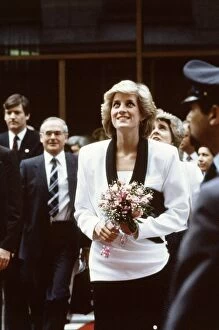 Diana Princess of Wales visits the Children's Hospital in Rome, Italy