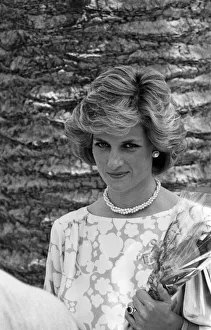 Diana, Princess of Wales visits Italy. May 1985 Diana, Princess of Wales visits Italy. May 1985