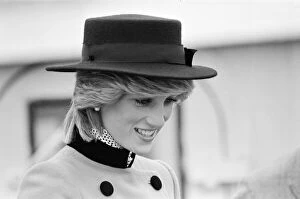 Images Dated 1st June 1983: Diana, Princess of Wales visits Prince Edward Island, Canada. June 1983