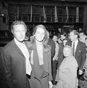 00140 Gallery: Diana Rigg at the First Night of Film June 1968