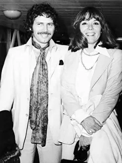 Diana Rigg - July 1973 With painter Menachen Gueffen who she recently Diana Rigg - July 1973 With painter Menachen Gueffen who she recently