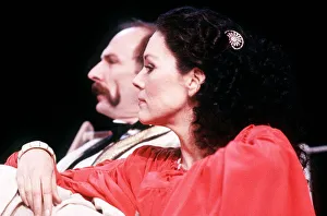 Diana Rigg and Paxton Whitehead at the theatre royal in Haymarket Diana Rigg and Paxton Whitehead at the theatre royal in Haymarket