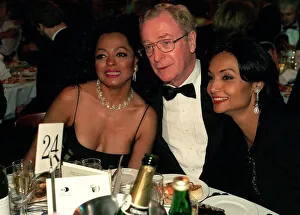 Diana Ross with Michael Caine and his wife Shakira Caine at the Bafta awards ceremony Diana Ross with Michael Caine and his wife Shakira Caine at the Bafta awards ceremony