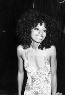 00162 Gallery: Diana Ross, October 1973, pictured attending a London Party