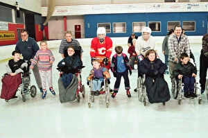 Images Dated 2nd June 1995: Disabled children and adults had an exciting time on the ice at Billingham Forum