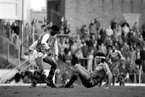 Division 1 football. Arsenal 3 v. Brighton and Hove Albion 1. February 1983 LF12-26-034 Division 1 football. Arsenal 3 v. Brighton and Hove Albion 1. February 1983 LF12-26-034