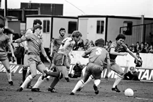 Images Dated 6th February 1982: Division 2 football. Watford 1 v. Chelsea 0. February 1982 LF08-38-044