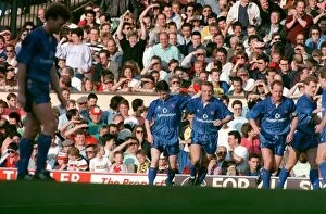 Images Dated 17th March 1990: Division One Arsenal v Chelsea 1989 / 90 season football at Highbury Chelsea players