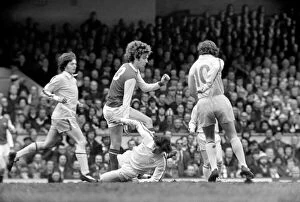 Images Dated 12th April 1975: Division One Football Arsenal v Leeds United 1974 / 75 Season