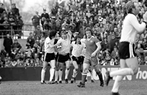 Images Dated 8th April 1977: Division Two football Fulham v Chelsea 1976 / 77 season. Fulham won the match three one