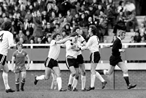 Images Dated 8th April 1977: Division Two football Fulham v Chelsea 1976 / 77 season. Fulham won the match three one