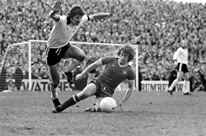 Images Dated 8th April 1977: Division Two football Fulham v Chelsea 1976 / 77 season. Fulham won the match three one