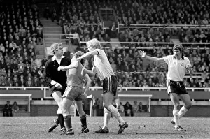 Images Dated 8th April 1977: Division Two football Fulham v Chelsea 1976 / 77 season. Fulham won the match three one