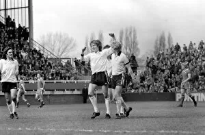 Images Dated 8th April 1977: Division Two football Fulham v Chelsea 1976 / 77 season. Fulham won the match three one