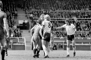 Images Dated 8th April 1977: Division Two football Fulham v Chelsea 1976 / 77 season. Fulham won the match three one