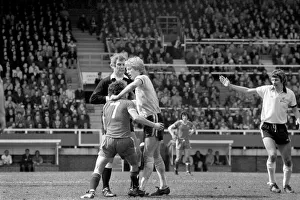 Images Dated 8th April 1977: Division Two football Fulham v Chelsea 1976 / 77 season. Fulham won the match three one
