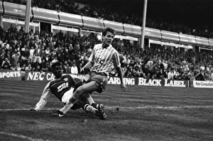 Football Stadium Gallery: Divison One match Aston Villa 6 -2 Everton held at Villa Park. 5th November 1989