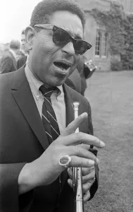 Dizzy Gillespie July 1963 Jazz man at Fort Belvedere near Ascot Dizzy Gillespie July 1963 Jazz man at Fort Belvedere near Ascot