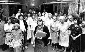 The last doctors, nurses and patients prepare for the move from Whitley Hospital The last doctors, nurses and patients prepare for the move from Whitley Hospital