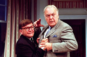 Images Dated 1st October 1990: DONALD SINDEN AND MICHAEL WILLIAMS IN THE STAGE PLAY OUT OF ORDER'