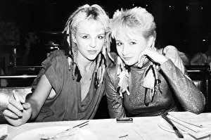 Occupation M Gallery: Donna Fieldman Model and Actress with Lesley Ash June 1983