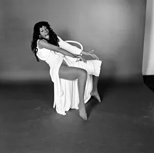 Donna Summer, in the UK to promote her controversial new record "