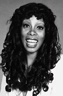 Donna Summer, in the UK to promote her controversial new record "