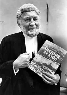 Images Dated 30th June 1987: Dr David Bellamy dressed as a barrister for his new documentary series Turning the Tide