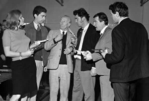00074 Gallery: Dr. Who rehearsals in Shepherds Bush. A tricky situation arises for William Hartnell in