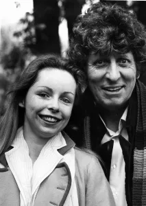 Images Dated 30th August 1979: Dr Who television programme 1979 Tom Baker and Lalla Ward