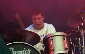 Drummer from Stereophonics on stage at T in the Park July 1999 Drummer from Stereophonics on stage at T in the Park July 1999