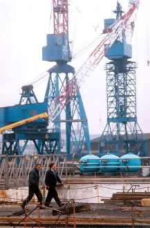 A dry dock at Tees Dock Yard in Middlesbrough in 1994 A dry dock at Tees Dock Yard in Middlesbrough in 1994
