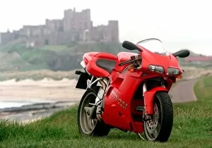 Images Dated 1st June 1997: Ducati 748 Red motorbike