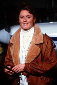 Duchess Of York arriving to receive her private pilot's licence