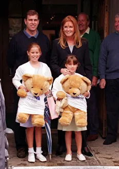 Duchess of York and daughters Beatrice and Eugenie with their father Prince Andrew Duchess of York and daughters Beatrice and Eugenie with their father Prince Andrew