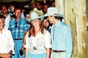 Duke & Duchess of York visit Saskatoon, Canada July 1989
