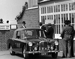 01425 Gallery: The Duke of Edinburgh. Prince Phillips Alvis motorcar. July 1963