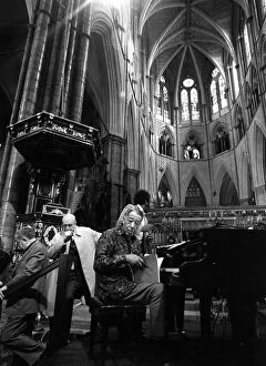 Duke Ellington and his Orchestra October 1973 Rehearsing for a concert at