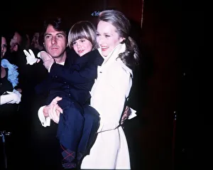 Dustin Hoffman actor with Justin Henry and Meryl Streep at the premiere of their latest Dustin Hoffman actor with Justin Henry and Meryl Streep at the premiere of their latest